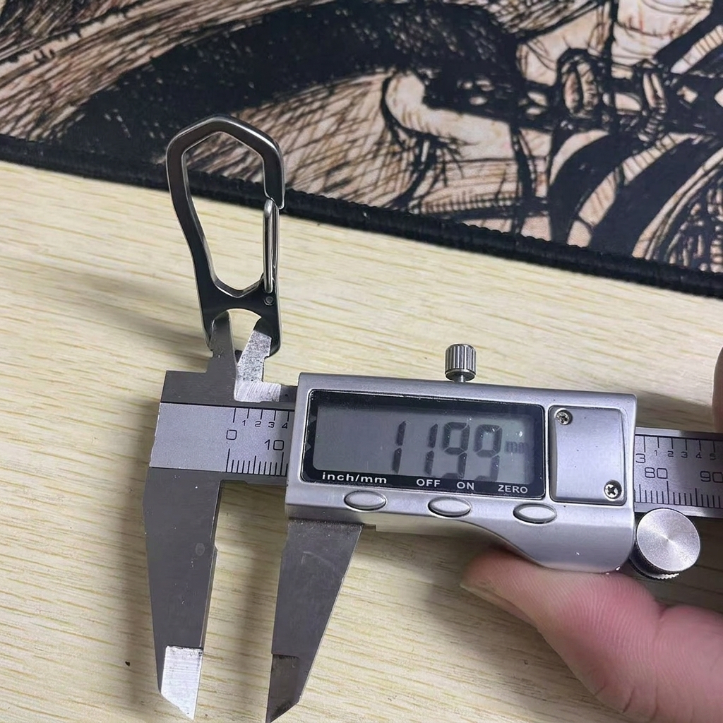 카라비너키링제작 스테인리스 실버 아웃도어굿즈