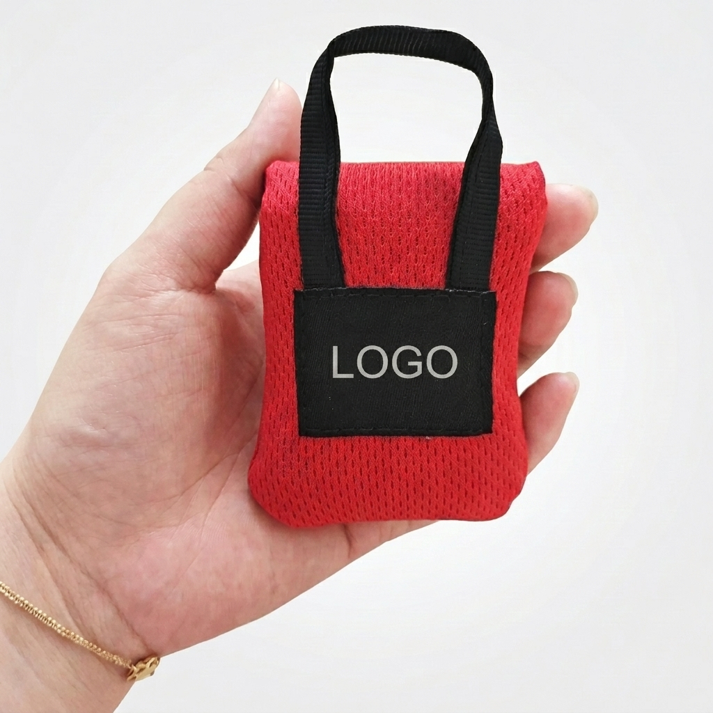 휴대용매트인쇄 로고패치 부착 손에 쥐는 포켓사이즈 기업굿즈